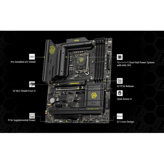 Материнська плата MSI MAG B860 Tomahawk WiFi Socket 1851