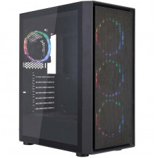 Корпус 1stPlayer Go6-BK-4FS7 Black без БЖ
