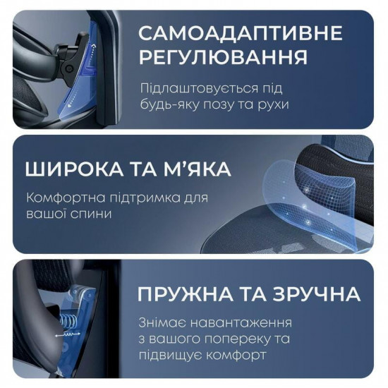 Крісло офісне Sihoo Doro C300L Mesh Black (DORO-C300L-A3-101)