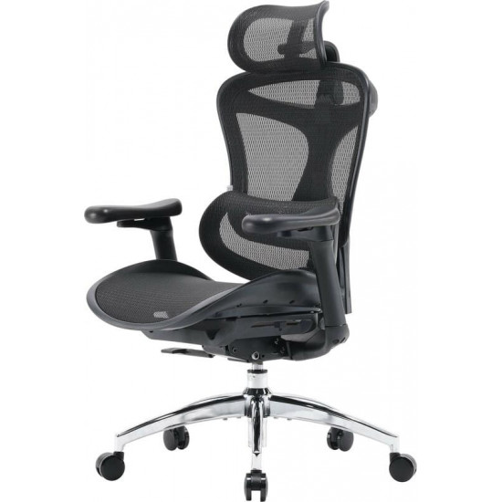 Крісло офісне Sihoo Doro C300L Mesh Black (DORO-C300L-A3-101)