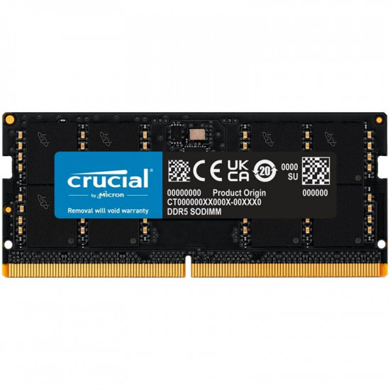 Модуль пам`яті SO-DIMM 32GB/4800 DDR5 Crucial OEM (CT32G48C40S5T)
