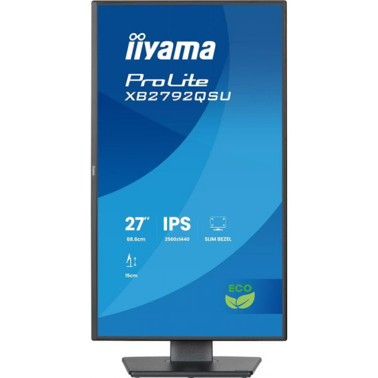 Монітор Iiyama 27" ProLite XB2792QSU-B1 IPS Black 120Hz