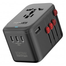Зарядний пристрій Promate TripMate-GaN100 100W Black