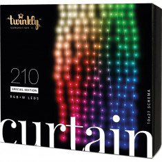 Smart LED гірлянда Twinkly Curtain Wall RGBW Gen II (TWW210SPP-TEU) 210LED, 2.1м, BT+WiFi