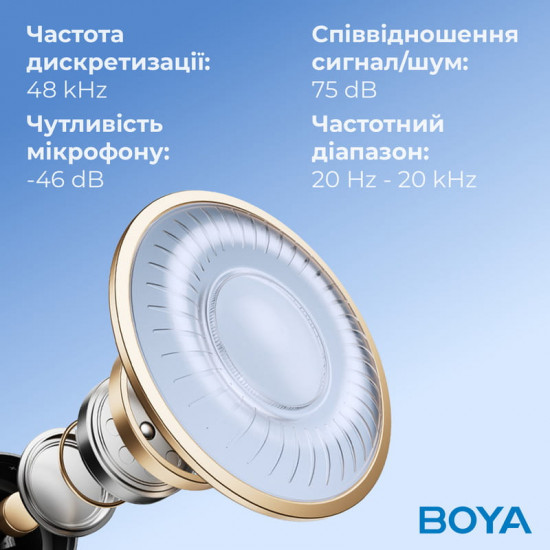 Мікрофон BOYA K9 RGB Black