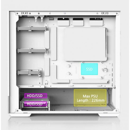 Корпус Zalman P30 Air White без БЖ