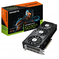 Відеокарта GF RTX 5070 Ti 16GB GDDR7 Windforce OC V2 Gigabyte (GV-N507TWF3OCV2-16GD)