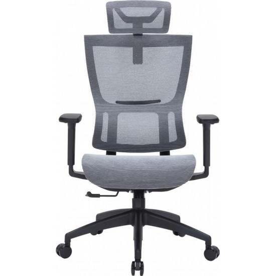 Крісло офісне Officepro Elegant OC660-B-DG-DG Black/Dark Gray