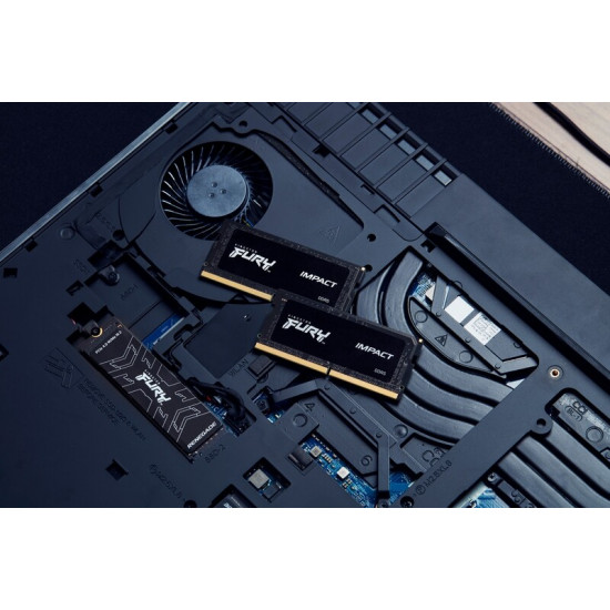 Модуль пам`ятi SO-DIMM 32GB/4800 DDR5 Kingston Fury Impact (KF548S38IB-32)