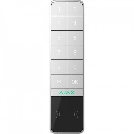 Бездротова клавіатура Ajax KeyPad Outdoor Jeweller White