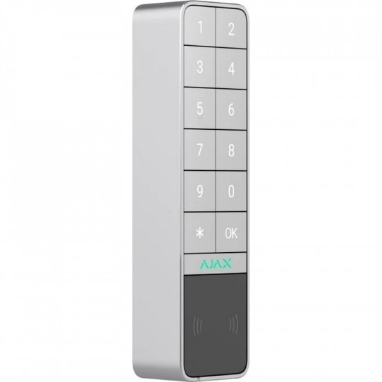 Бездротова клавіатура Ajax KeyPad Outdoor Jeweller White