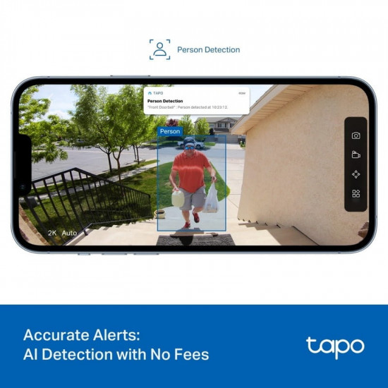 Відеодзвінок TP-Link Tapo D205 Black