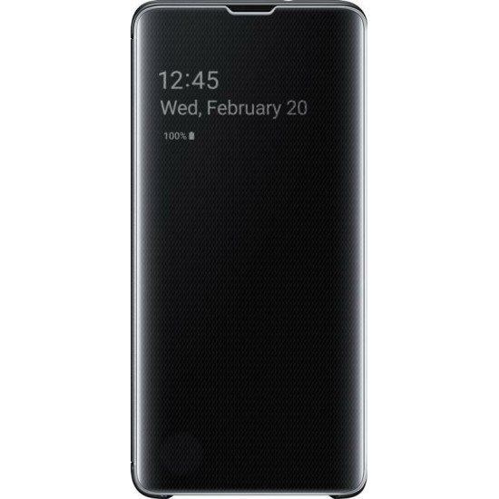 Чохол-книжка Samsung Clear View Cover для Samsung Galaxy S10 SM-G973 Black (EF-ZG973CBEGRU)