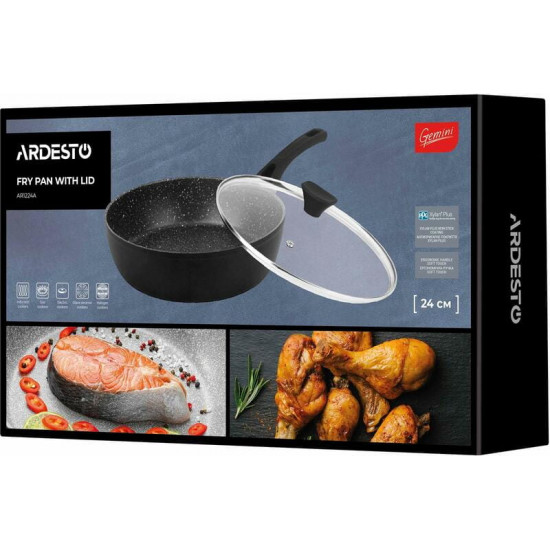 Сковорода з кришкою Ardesto Gemini Livorno 24 см (AR1224A)