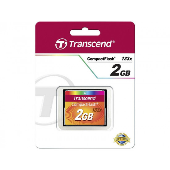 Карта пам`яті CompactFlash 2GB Transcend 133X (TS2GCF133)