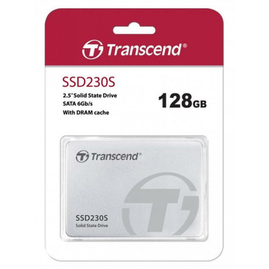 Накопичувач SSD  128GB Transcend SSD230S Premium 2.5" SATA III 3D V-NAND TLC (TS128GSSD230S)