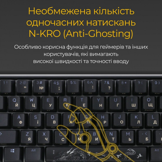 Клавіатура Ducky One 3 SF Cherry MX Red RGB UA USB Black (DKON2167ST-RUAPXCLAWSC1)