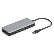 Док-станція Digitus USB-C PD 100W/USB3.2х2/USB-C/RJ45/SD/MicroSD/2хHDMI (DA-70915)