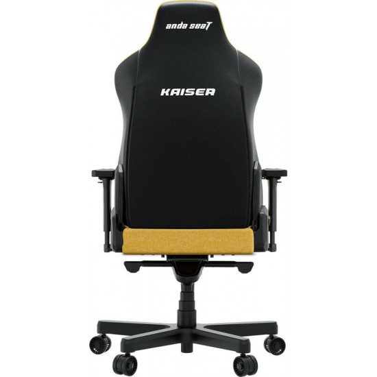 Крісло для геймерів Anda Seat Kaiser 3E XL Yellow Fabric (AD23YC-XL-09-Y-CF-Y01)