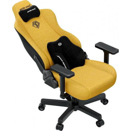 Крісло для геймерів Anda Seat Kaiser 3E XL Yellow Fabric (AD23YC-XL-09-Y-CF-Y01)