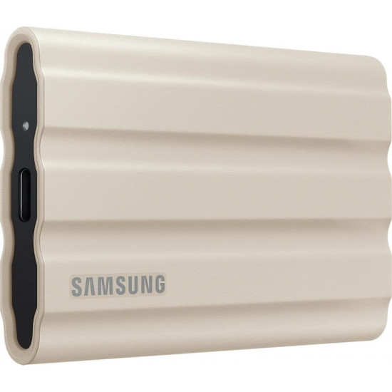 Накопичувач зовнішній SSD 1TB Samsung T7 Shield Beige (MU-PE1T0K/EU)