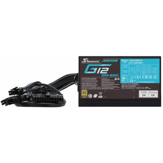 Блок живлення Seasonic G12 GM-850 Black 850W