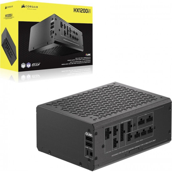 Блок живлення Corsair HX1200i Shift ATX 3.1 1200W (CP-9020267)