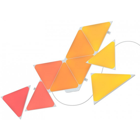 Розумна система освітлення Nanoleaf Shapes Triangles Starter Kit Apple HomeKit, 9 шт. (NL47-0002TW-9PK)