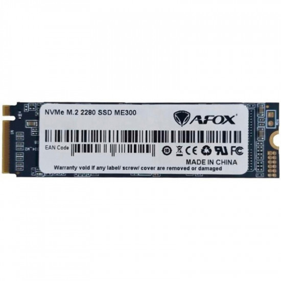 Накопичувач SSD  256GB Afox ME300 M.2 2280 NVMe PCIe 3.0 x4 3D NAND (ME300-256GN)