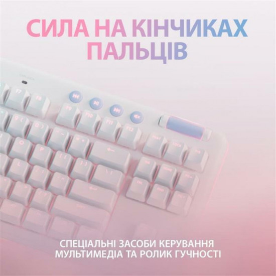 Клавіатура бездротова Logitech G715 Tactile White (920-010465)