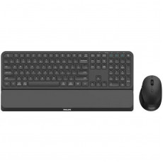 Комплект (клавіатура, миша) бездротовий Philips 6000 Slim UA Black (SPT6607B/00)