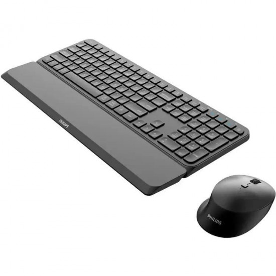 Комплект (клавіатура, миша) бездротовий Philips 6000 Slim UA Black (SPT6607B/00)