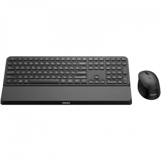 Комплект (клавіатура, миша) бездротовий Philips 6000 Slim UA Black (SPT6607B/00)