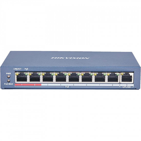 Комутатор Hikvision DS-3E0109P-E(C)