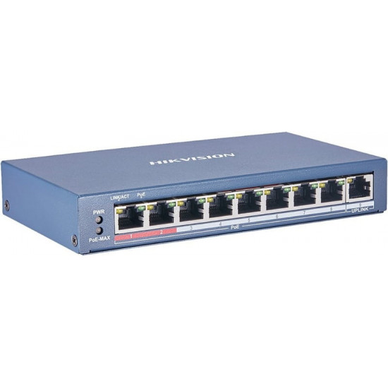 Комутатор Hikvision DS-3E0109P-E(C)