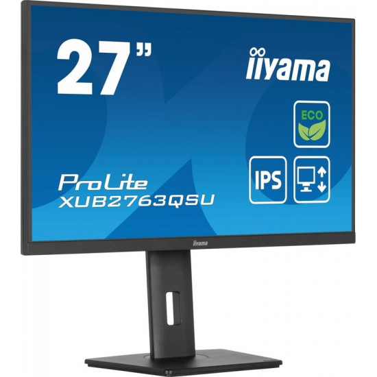 Монітор Iiyama 27" ProLite XUB2763QSU-B1 IPS Black 100Hz