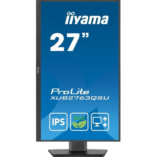 Монітор Iiyama 27" ProLite XUB2763QSU-B1 IPS Black 100Hz