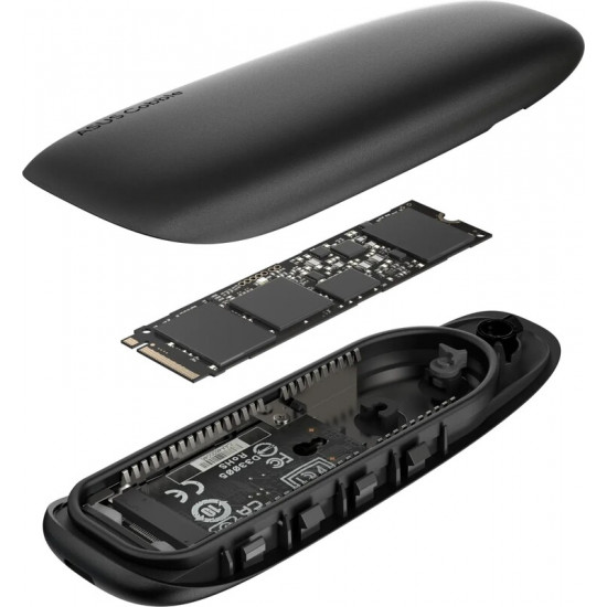 Зовнішня кишеня Asus Cobble ESD-A1A PCIe NVMe M.2 2230/2242/2260/2280 USB Type-C 3.2 Black (90DD02R0-M09000)
