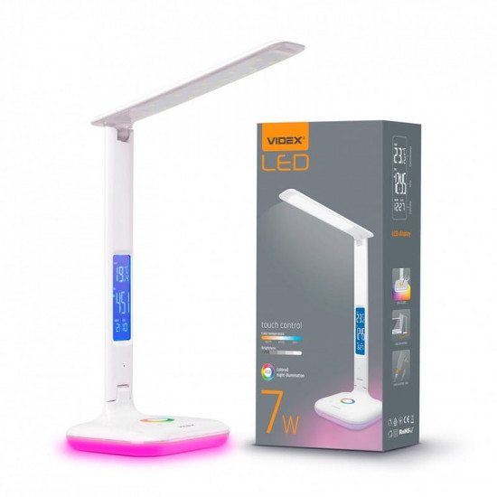 Настільна лампа Videx 7W White (VL-TF05W-RGB)