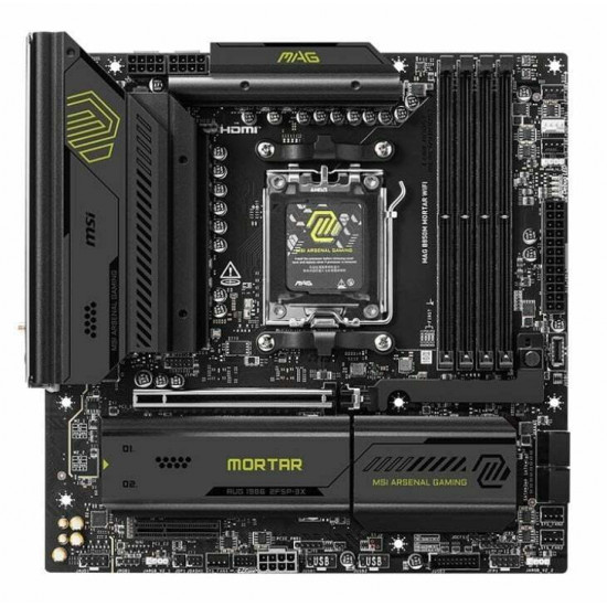 Материнська плата MSI MAG B850M Mortar WiFi Socket AM5