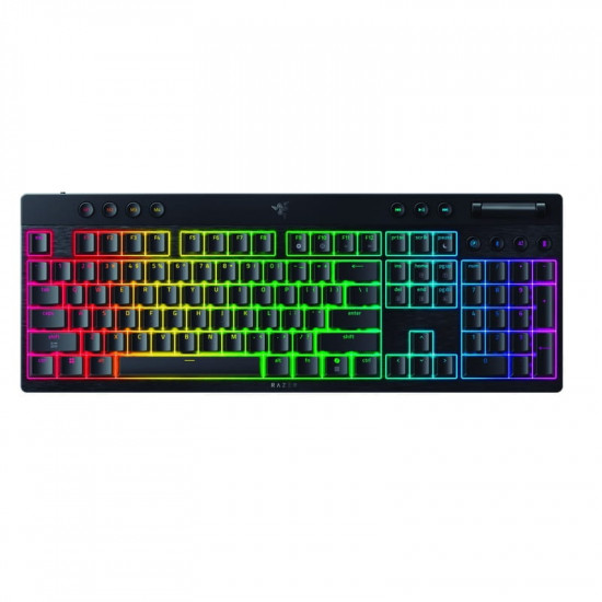 Клавіатура бездротова Razer BlackWidow V4 Low-Profile Green switch (RZ03-05270100-R3M1)