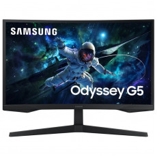 Монiтор Samsung 27" Odyssey G5 S27CG550 Black (LS27CG550EIXUA) VA Black Curved 165Hz