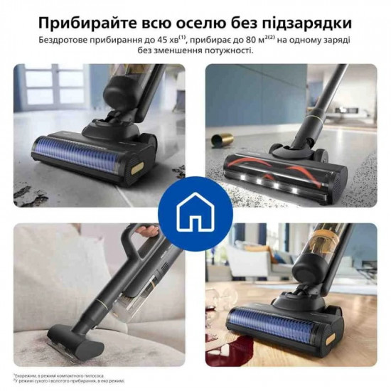 Акумуляторний миючий пилосос Philips AquaTrio XW7264/11