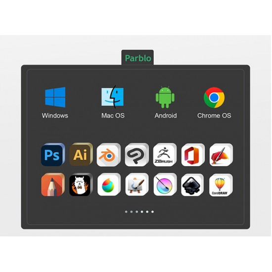 Графічний планшет Parblo Ninos N10 Black