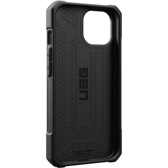 Чохол-накладка Urban Armor Gear Monarch для Apple iPhone 15 Kevlar Black (114289113940)