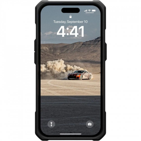 Чохол-накладка Urban Armor Gear Monarch для Apple iPhone 15 Kevlar Black (114289113940)