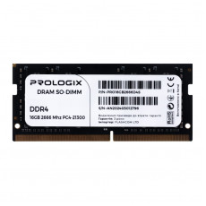 Модуль пам`ятi SO-DIMM DDR4 16GB/2666 Prologix (PRO16GB2666D4S)