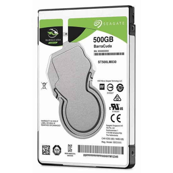Накопичувач HDD 2.5" SATA  500GB Seagate BarraCuda 5400rpm 128MB (ST500LM030)