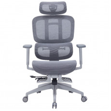 Крісло офісне Officepro Skyline Footrest Gray/Dark Gray (OC750-G-DG-DG)