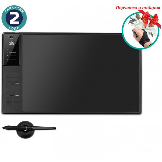 Графічний планшет Huion Giano WH1409 V2 + рукавичка